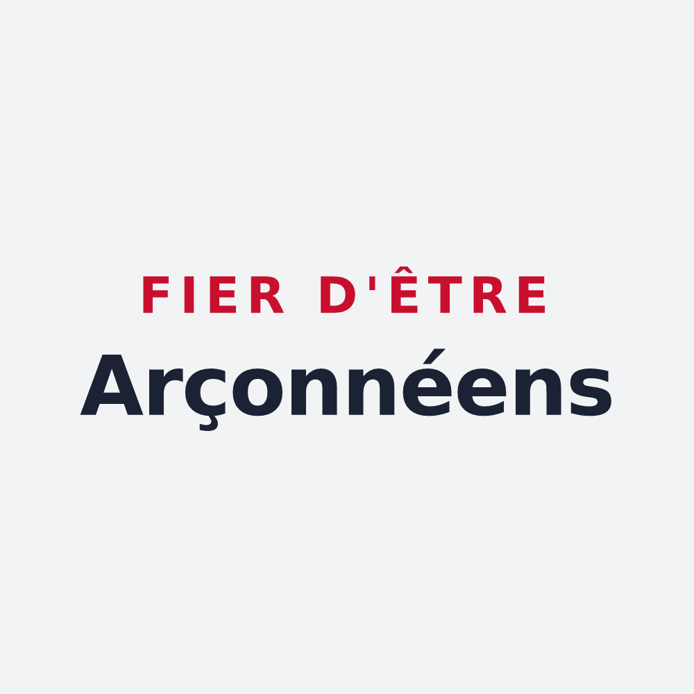 Poster « Fier d'être Arçonnéens » — design pour Arçonnay