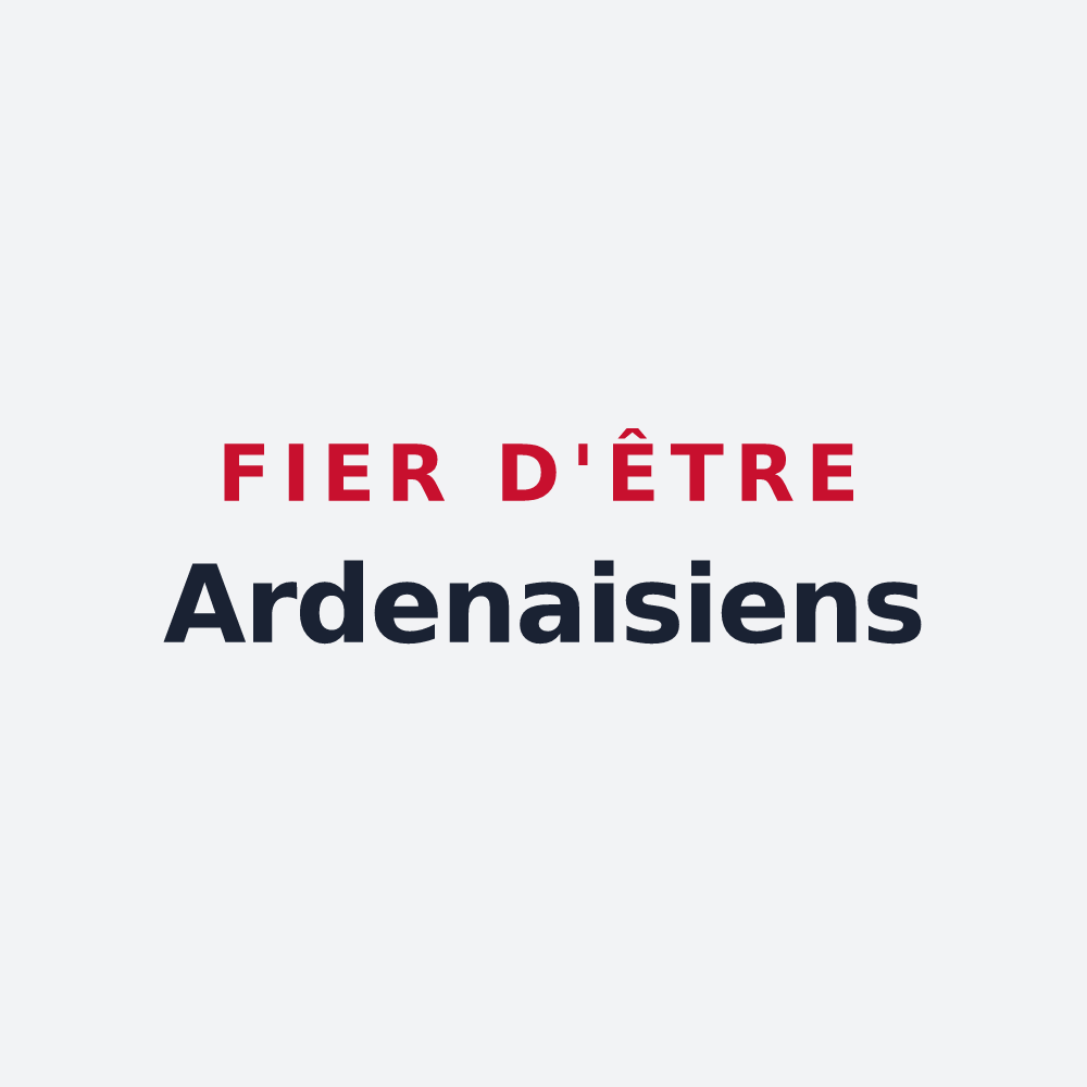 Poster « Fier d'être Ardenaisiens » — design pour Ardenay-sur-Mérize
