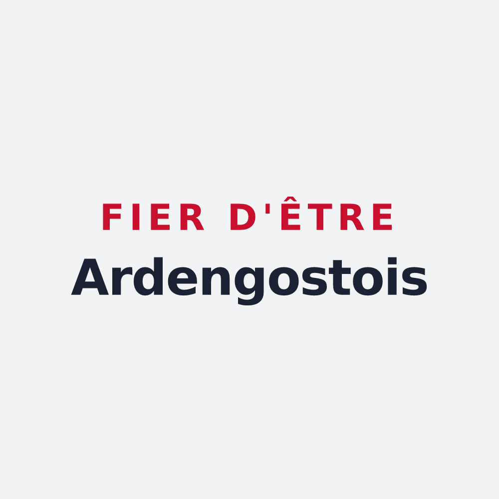 Poster « Fier d'être Ardengostois » — design pour Ardengost