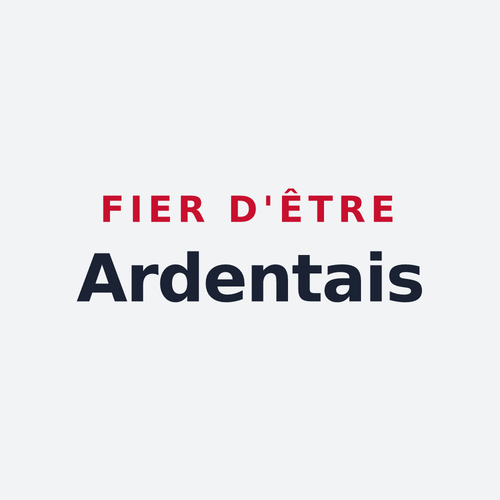 Poster « Fier d'être Ardentais » — design pour Ardentes