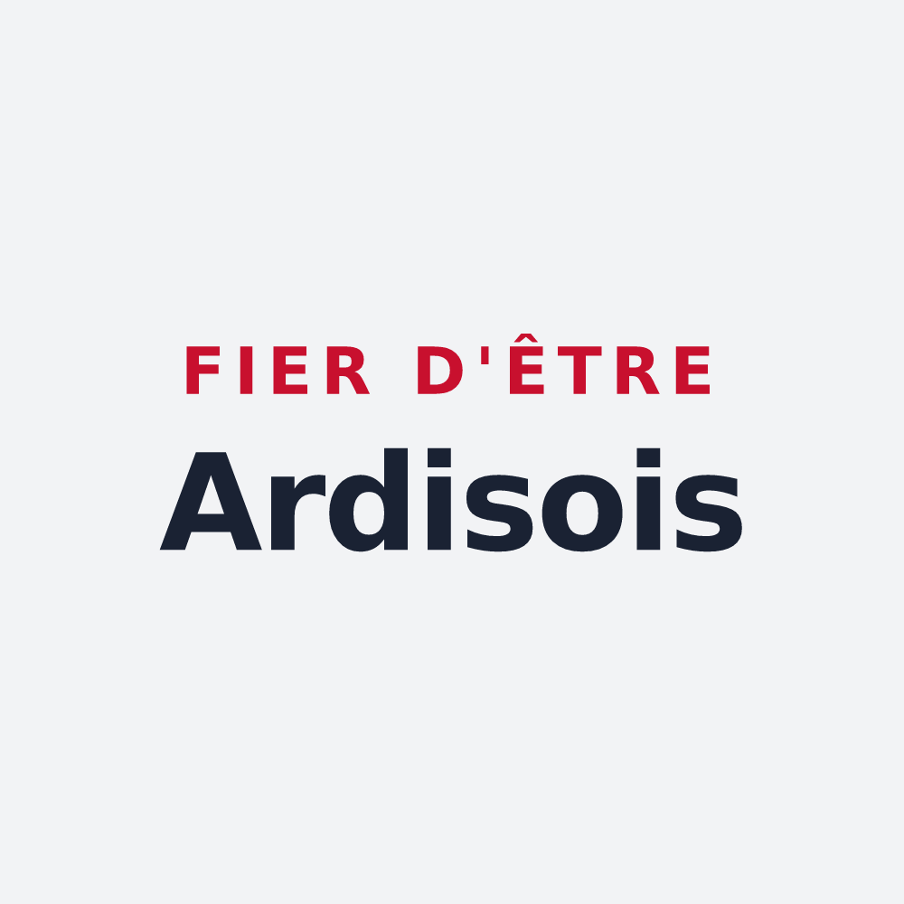 Poster « Fier d'être Ardisois » — design pour Ardizas