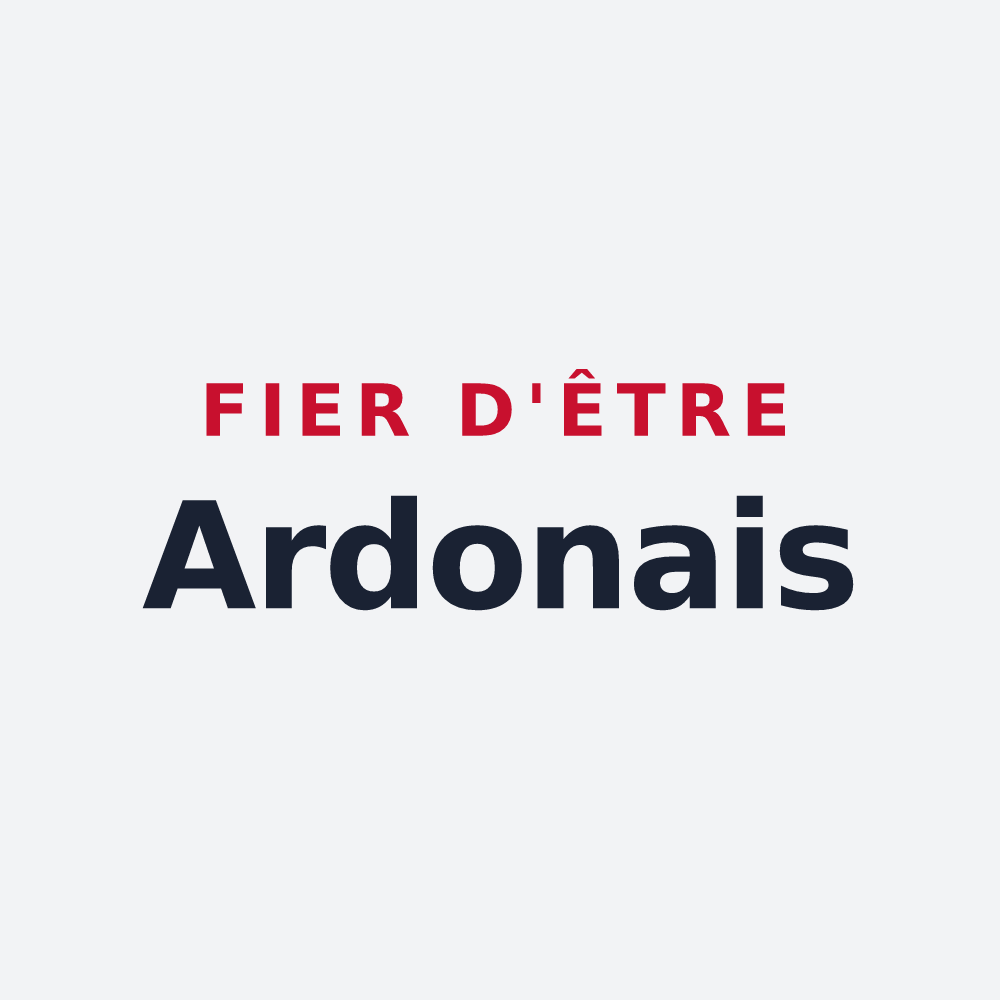 Poster « Fier d'être Ardonais » — design pour Ardon