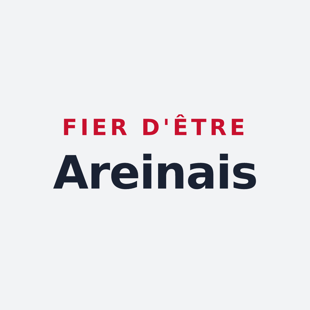 Poster « Fier d'être Areinais » — design pour Areines