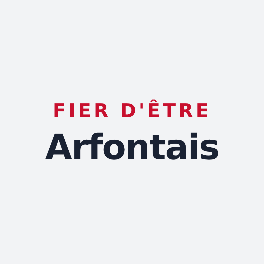 Poster « Fier d'être Arfontais » — design pour Arfons