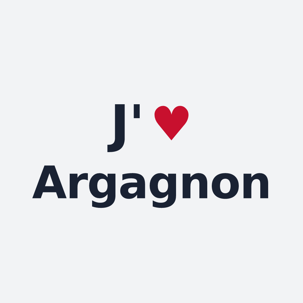 Poster personnalisé Argagnon — design J'aime Argagnon