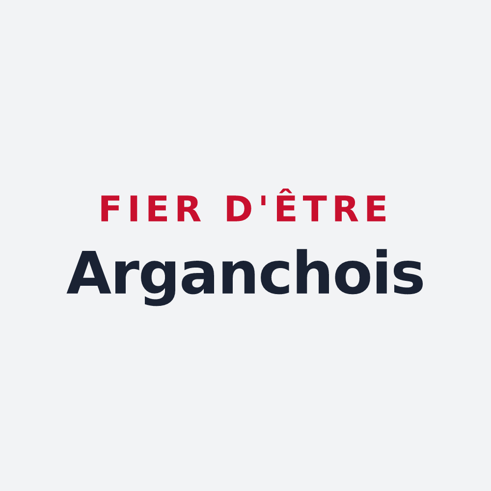 Poster « Fier d'être Arganchois » — design pour Arganchy