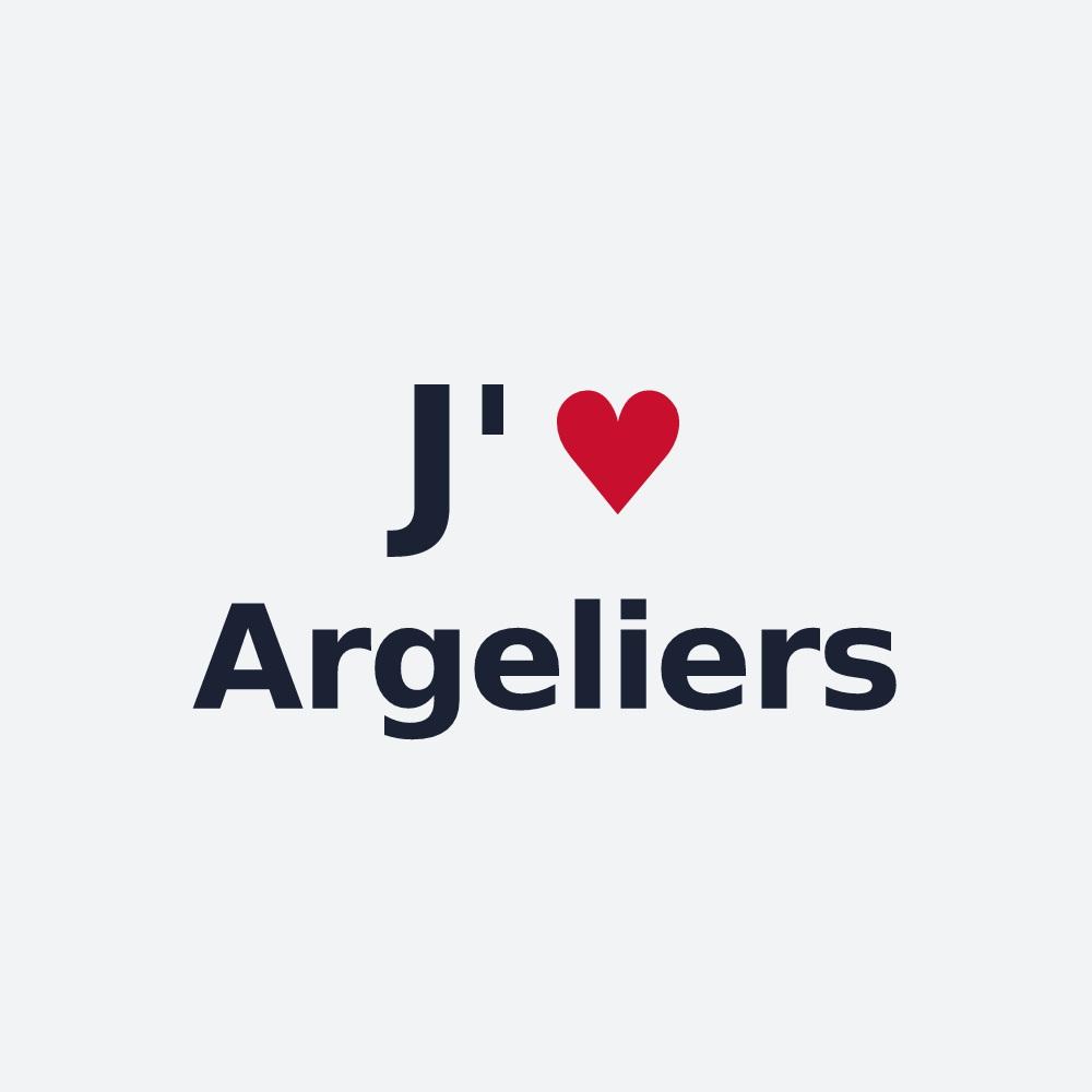 Poster personnalisé Argeliers — design J'aime Argeliers