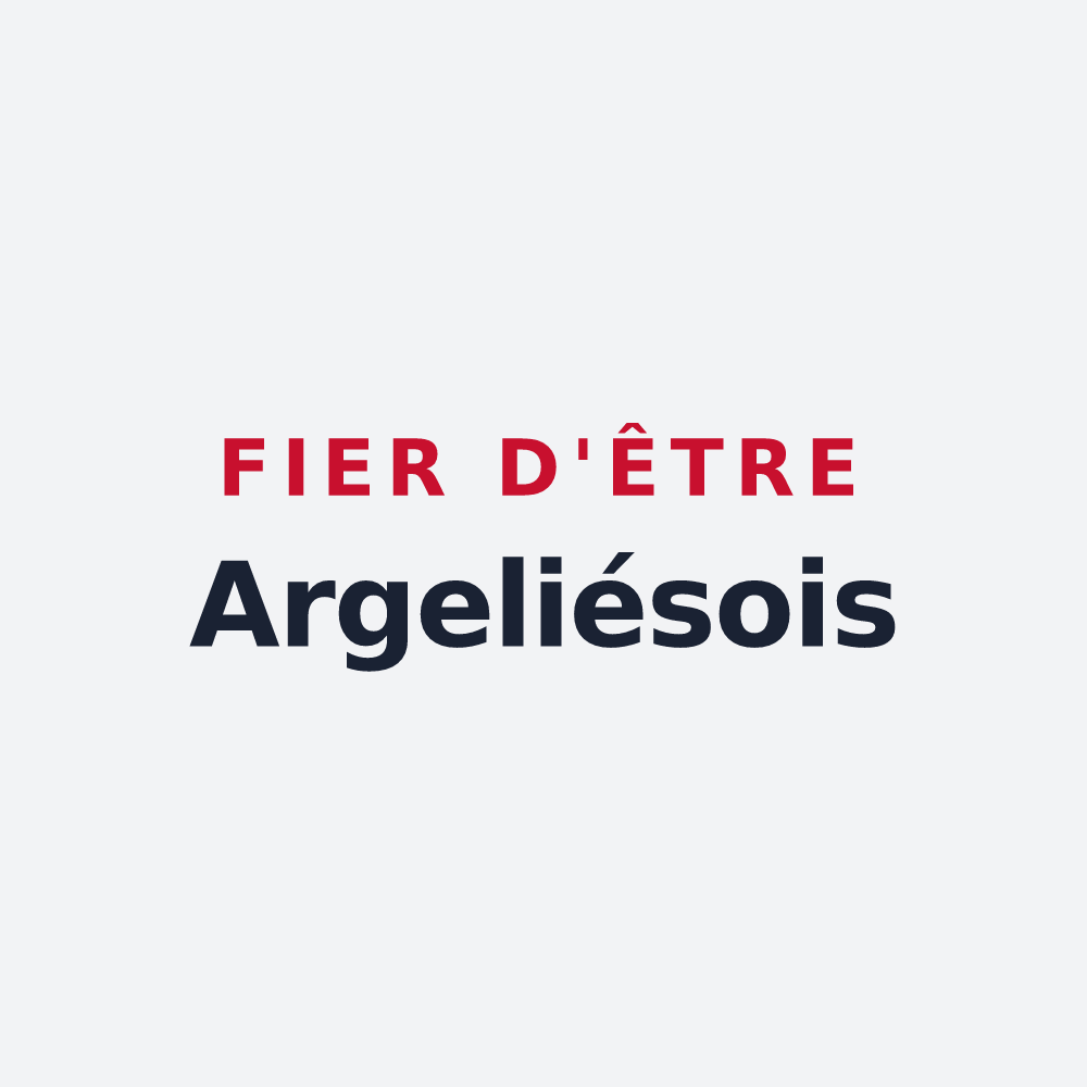 Poster « Fier d'être Argeliésois » — design pour Argeliers