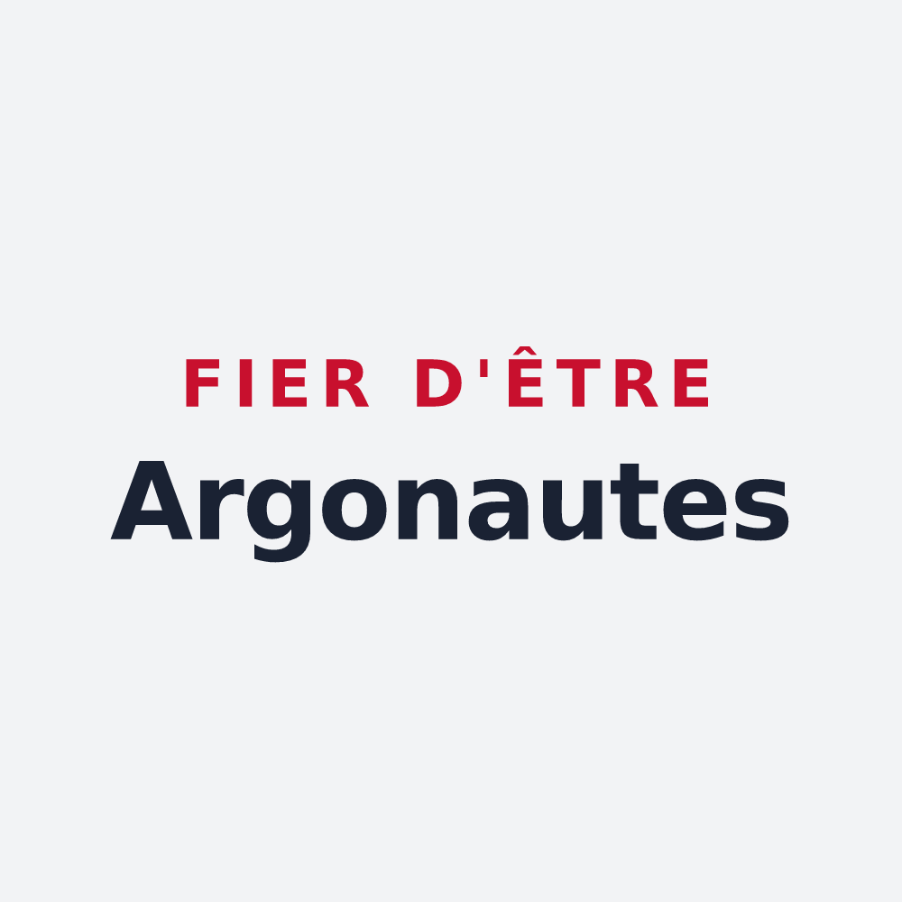 Poster « Fier d'être Argonautes » — design pour Argonay