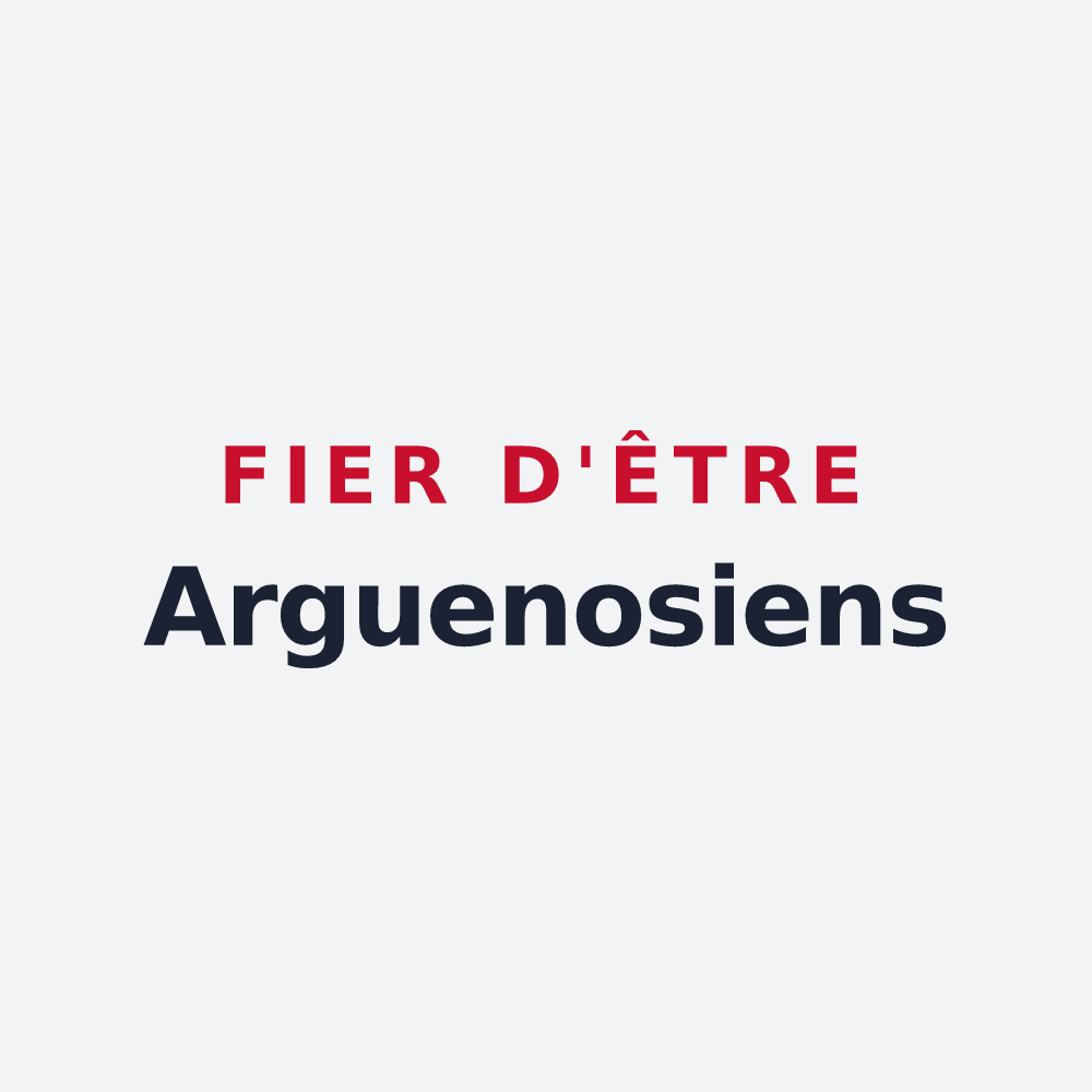 Poster « Fier d'être Arguenosiens » — design pour Arguenos