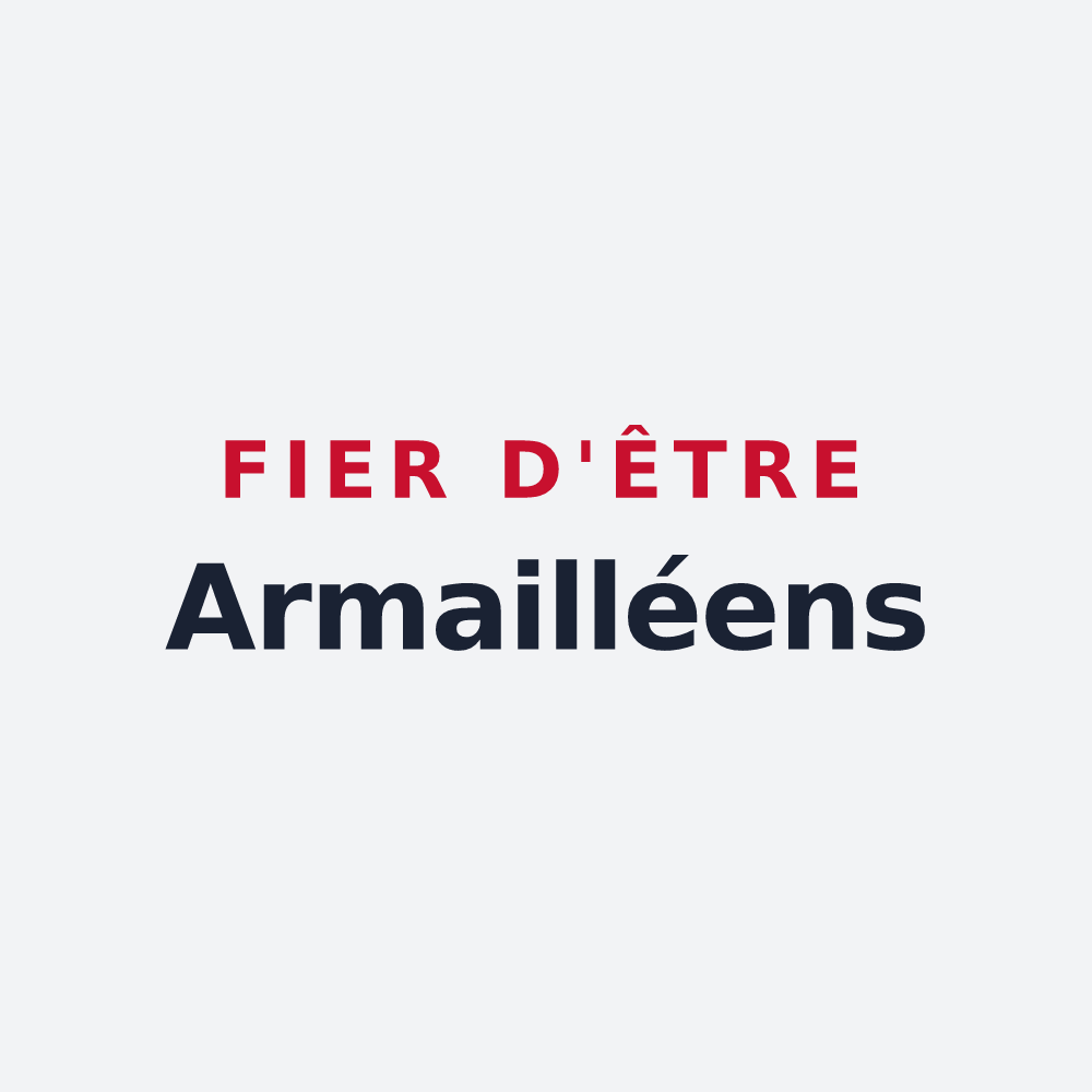 Poster « Fier d'être Armailléens » — design pour Armaillé