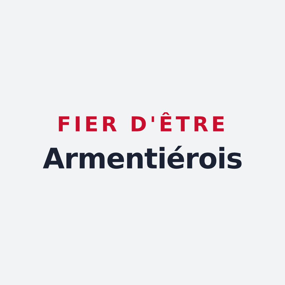 Poster « Fier d'être Armentiérois » — design pour Armentières