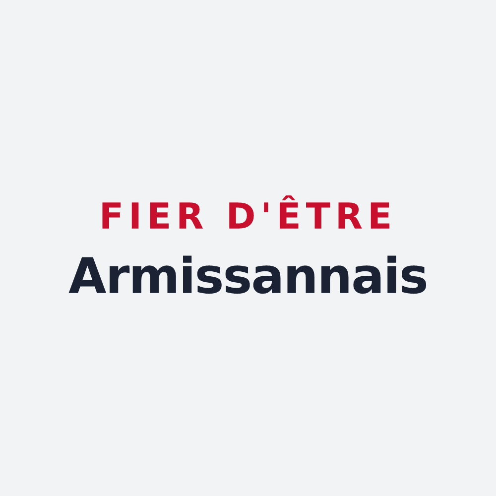 Poster « Fier d'être Armissannais » — design pour Armissan