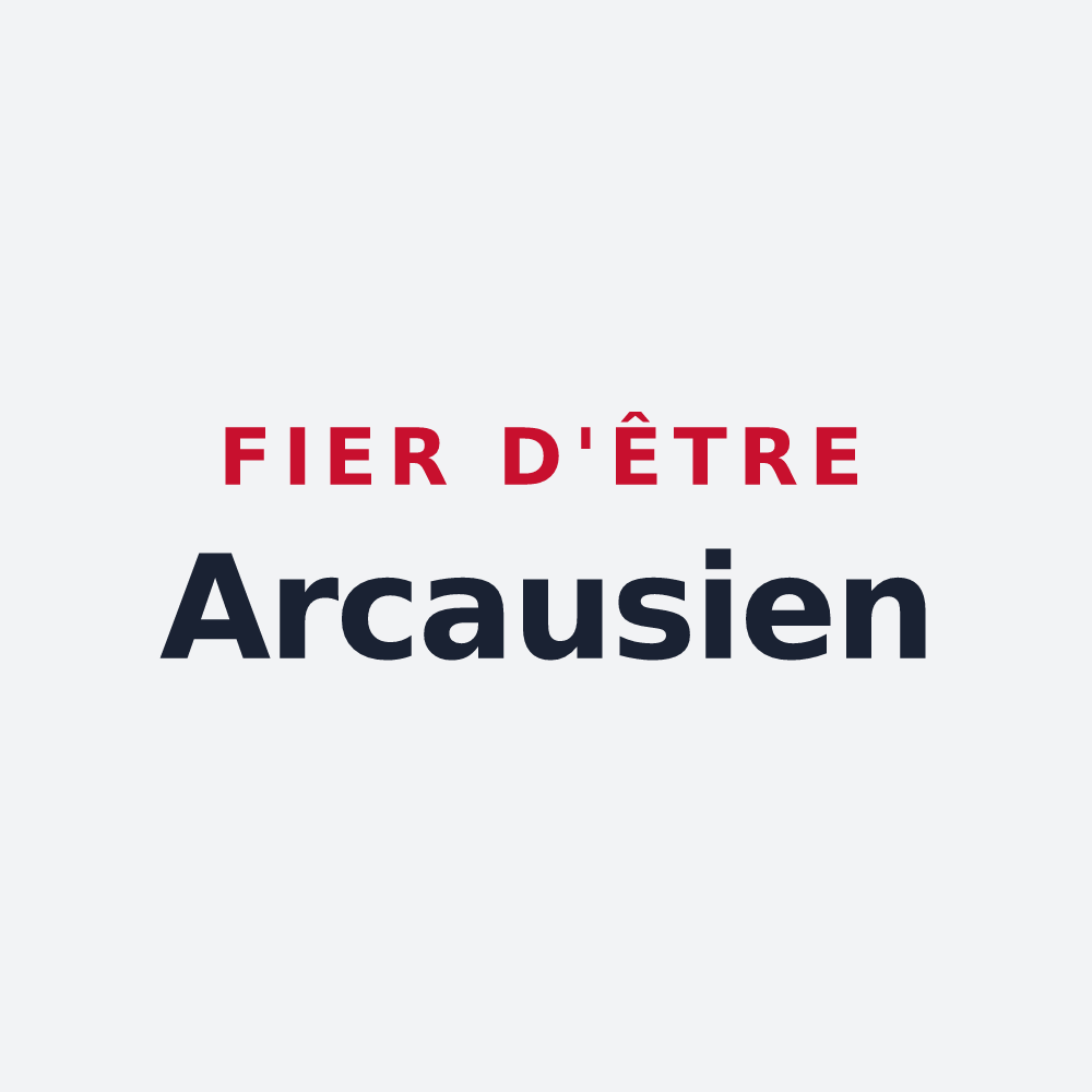 Poster « Fier d'être Arcausien » — design pour Armous-et-Cau