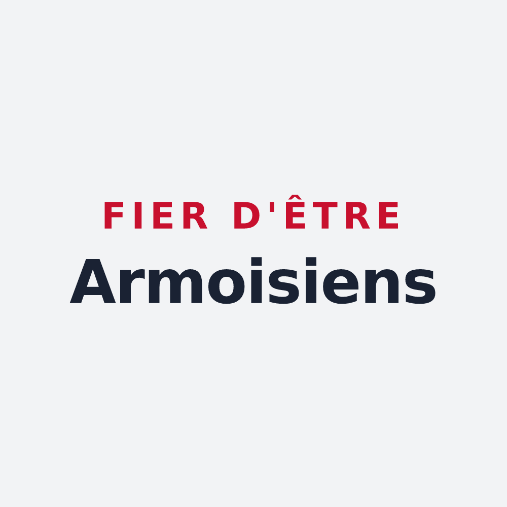 Poster « Fier d'être Armoisiens » — design pour Armoy