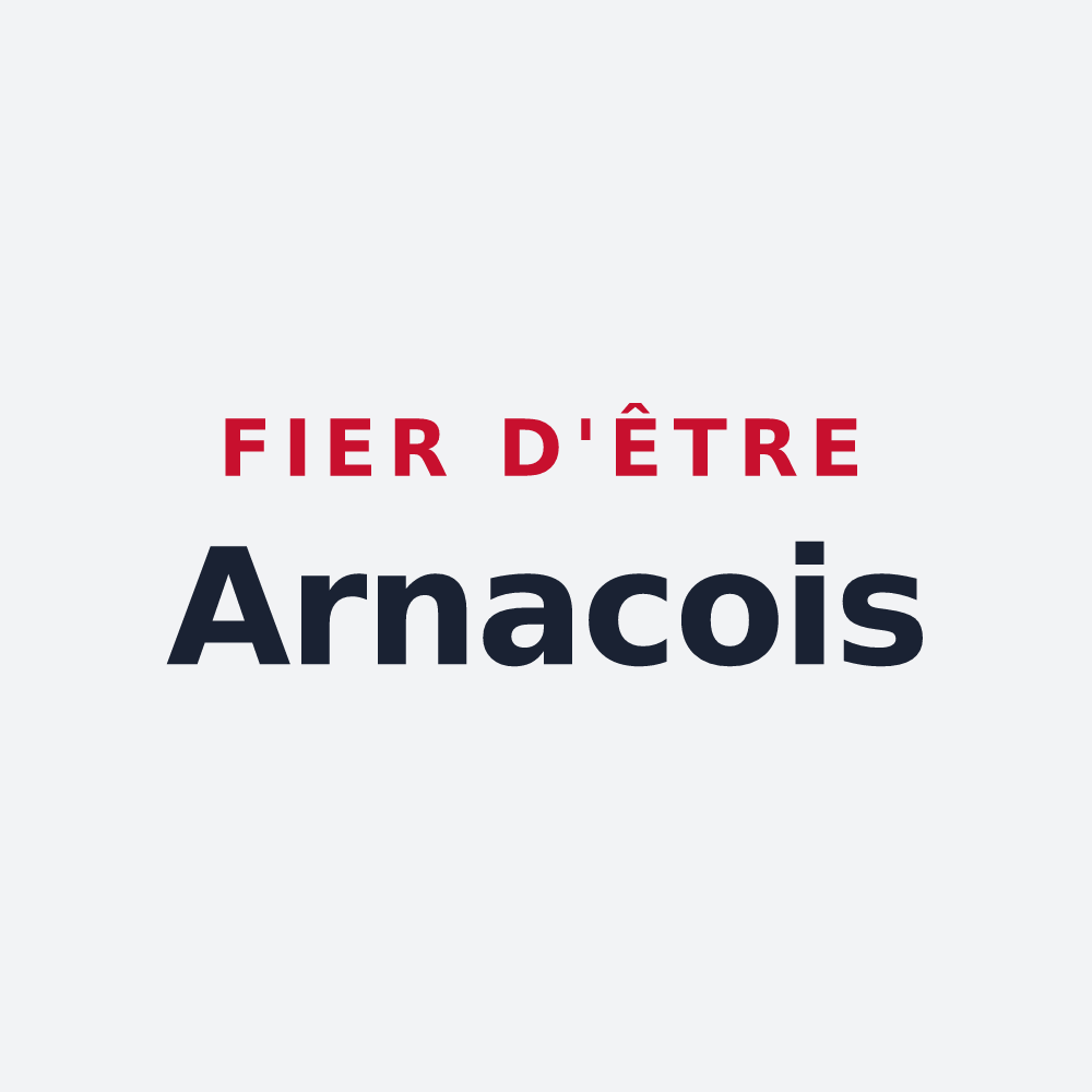 Poster « Fier d'être Arnacois » — design pour Arnac