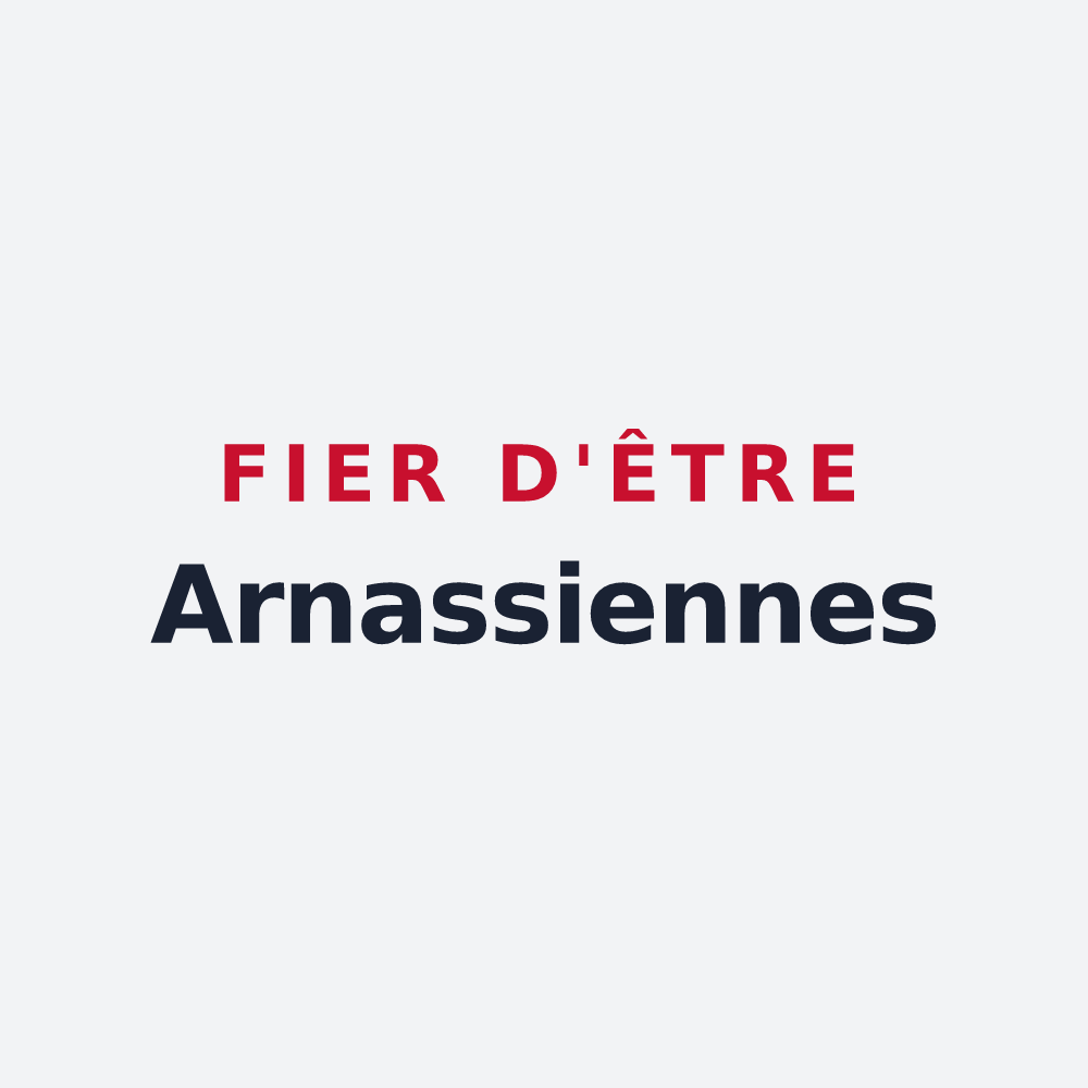 Poster « Fier d'être Arnassiennes » — design pour Arnas