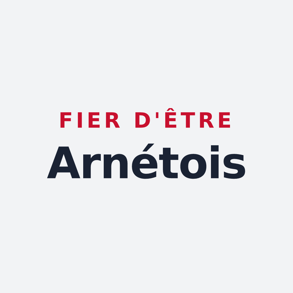 Poster « Fier d'être Arnétois » — design pour Arnay-sous-Vitteaux