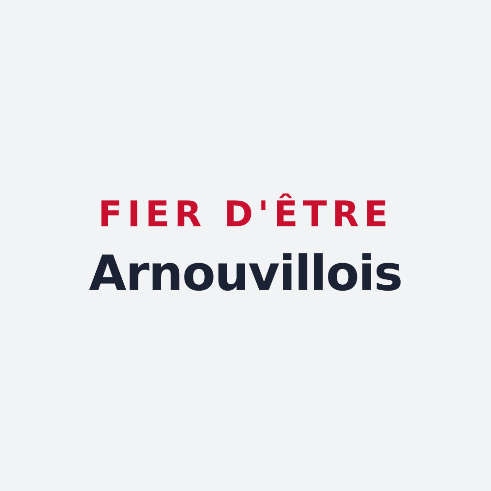 Poster « Fier d'être Arnouvillois » — design pour Arnouville