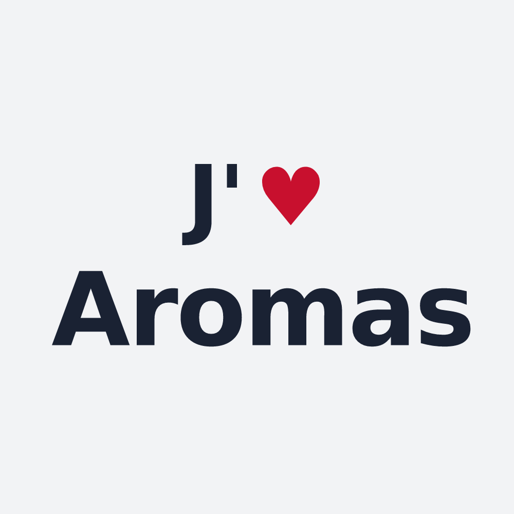 Poster personnalisé Aromas — design J'aime Aromas