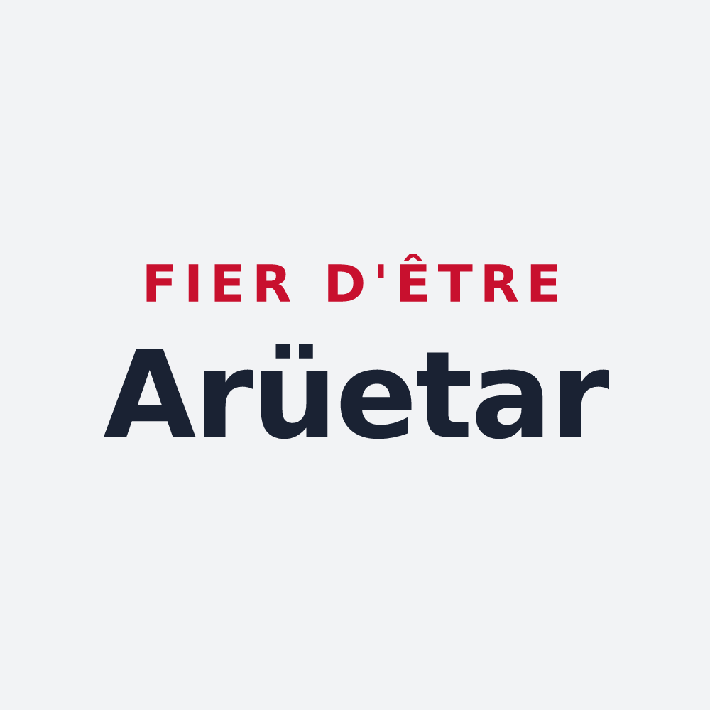 Poster « Fier d'être Arüetar » — design pour Aroue-Ithorots-Olhaïby