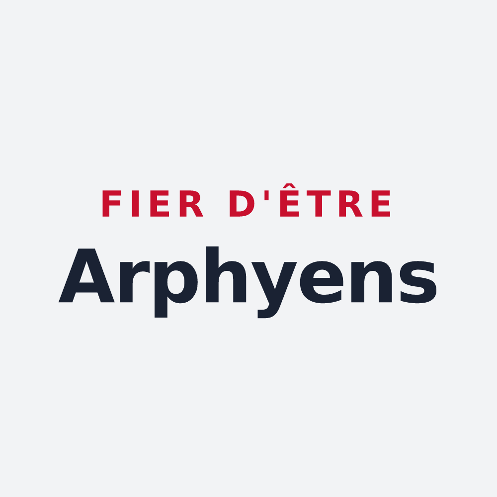 Poster « Fier d'être Arphyens » — design pour Arphy