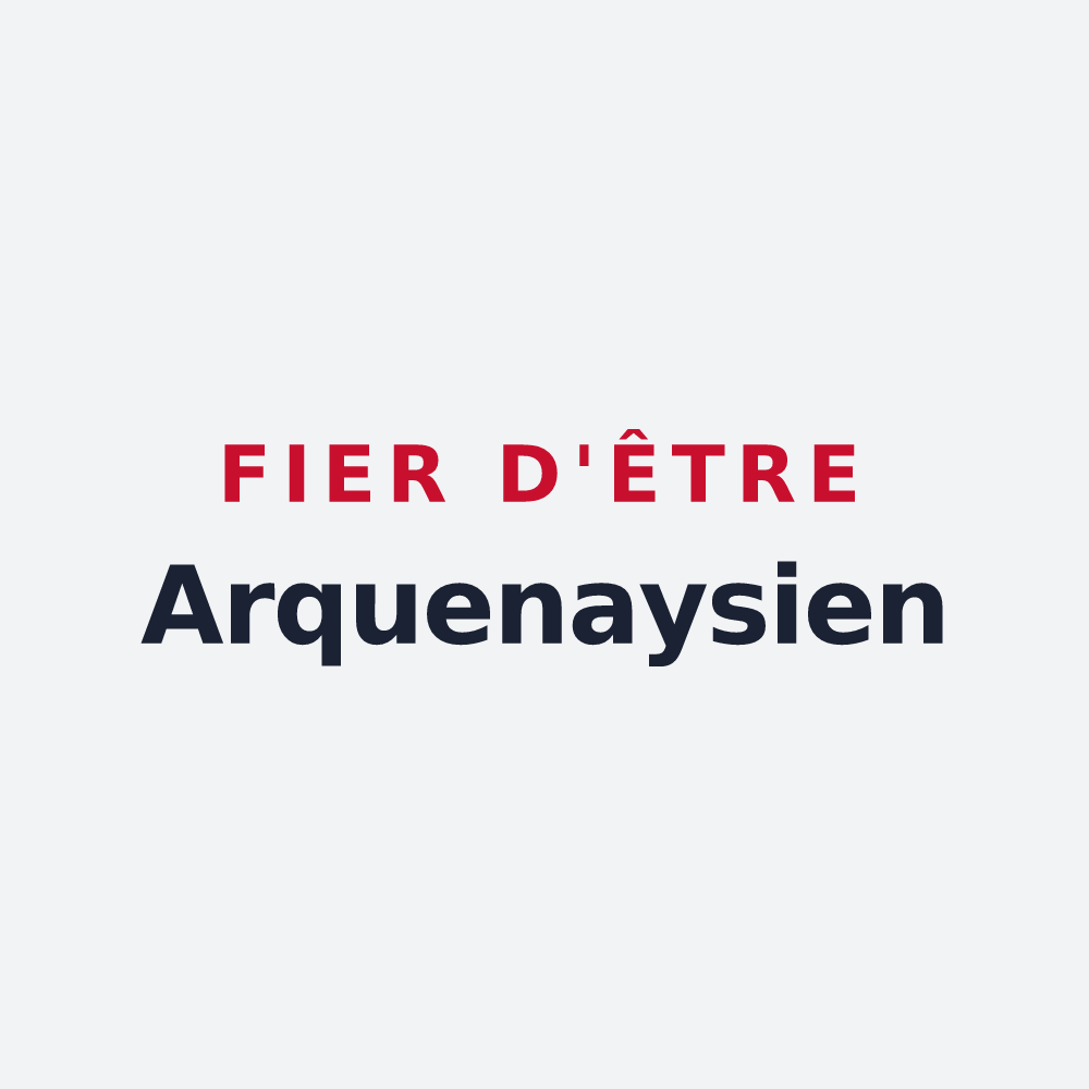 Poster « Fier d'être Arquenaysien » — design pour Arquenay