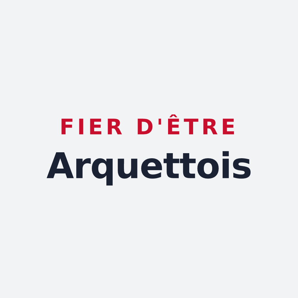 Poster « Fier d'être Arquettois » — design pour Arquettes-en-Val