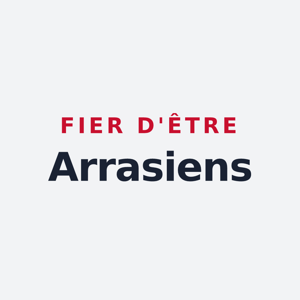 Poster « Fier d'être Arrasiens » — design pour Arras-en-Lavedan