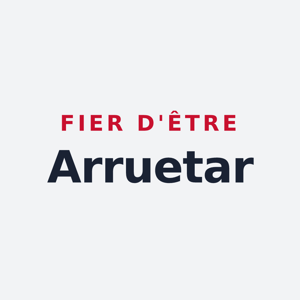 Poster « Fier d'être Arruetar » — design pour Arraute-Charritte
