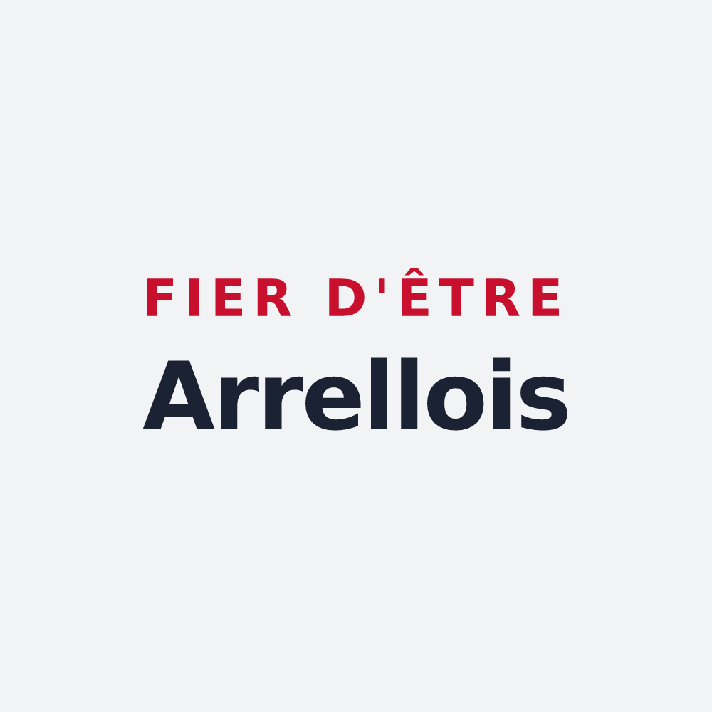 Poster « Fier d'être Arrellois » — design pour Arrelles