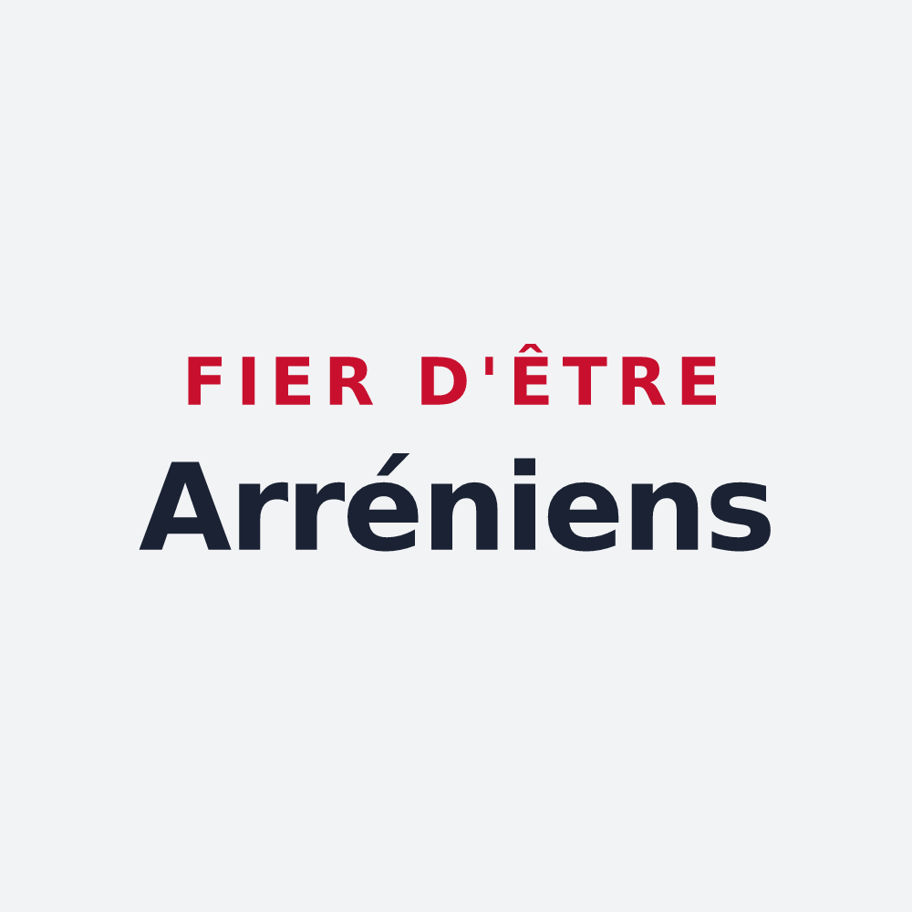 Poster « Fier d'être Arréniens » — design pour Arrènes