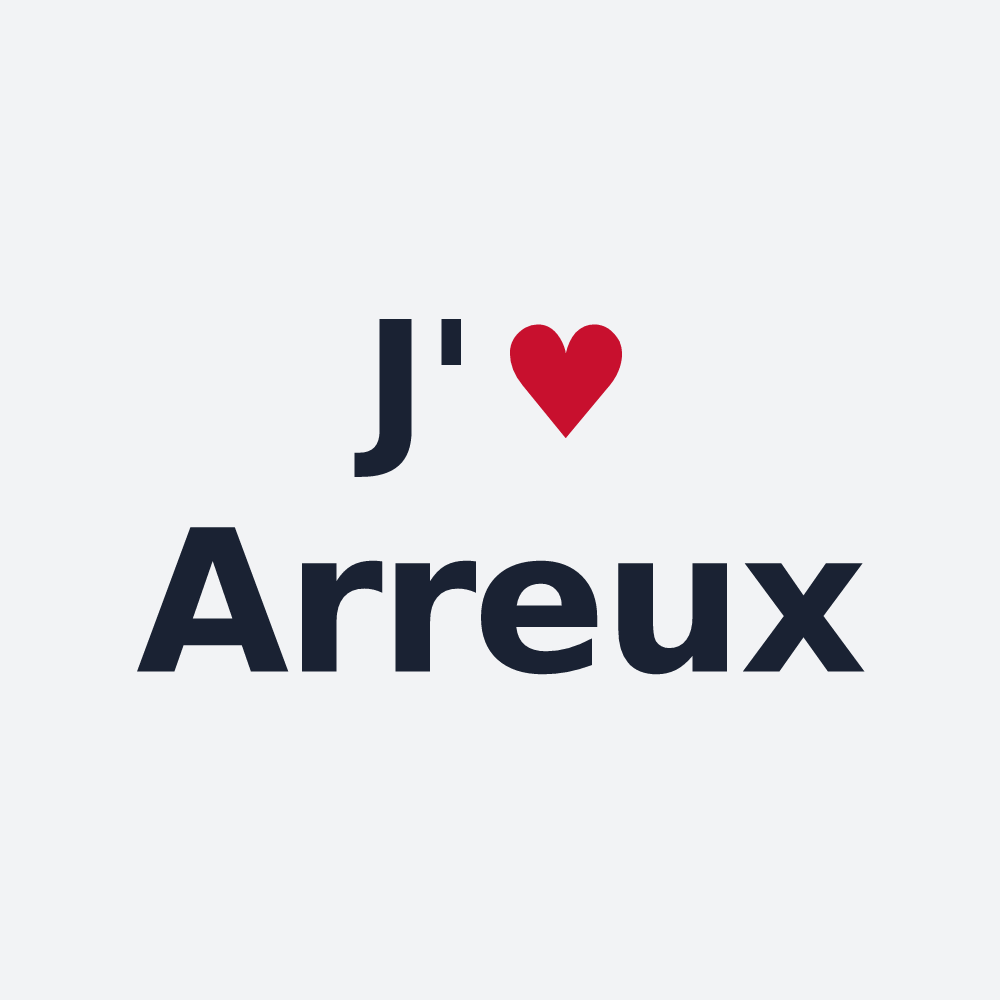 Poster personnalisé Arreux — design J'aime Arreux