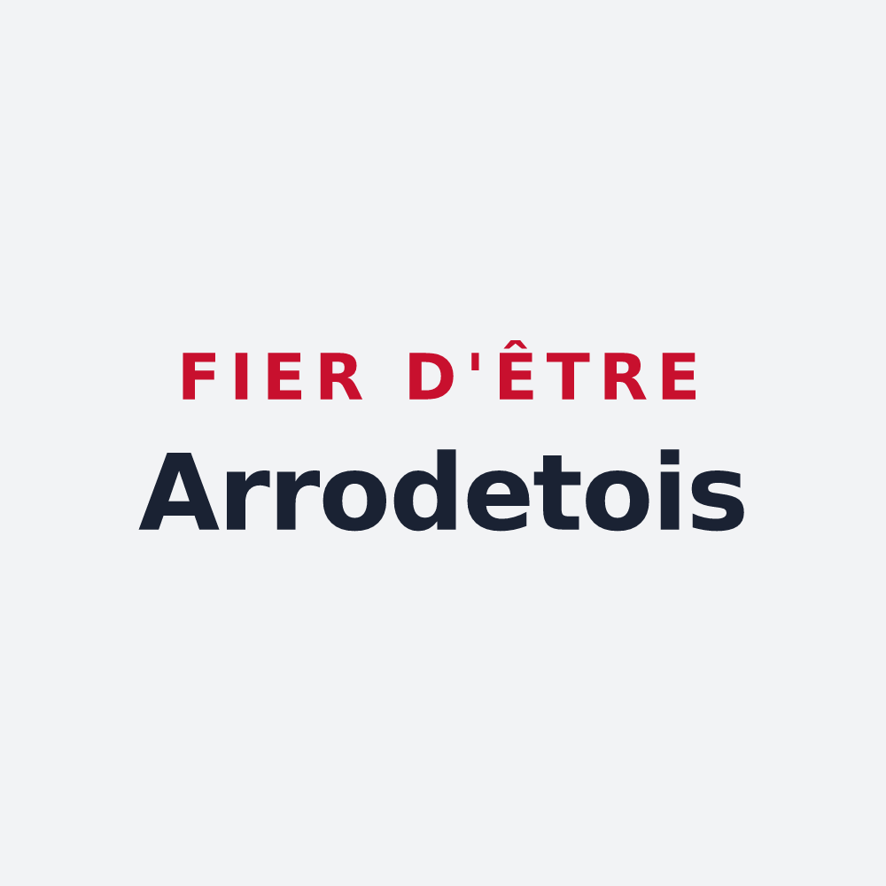 Poster « Fier d'être Arrodetois » — design pour Arrodets
