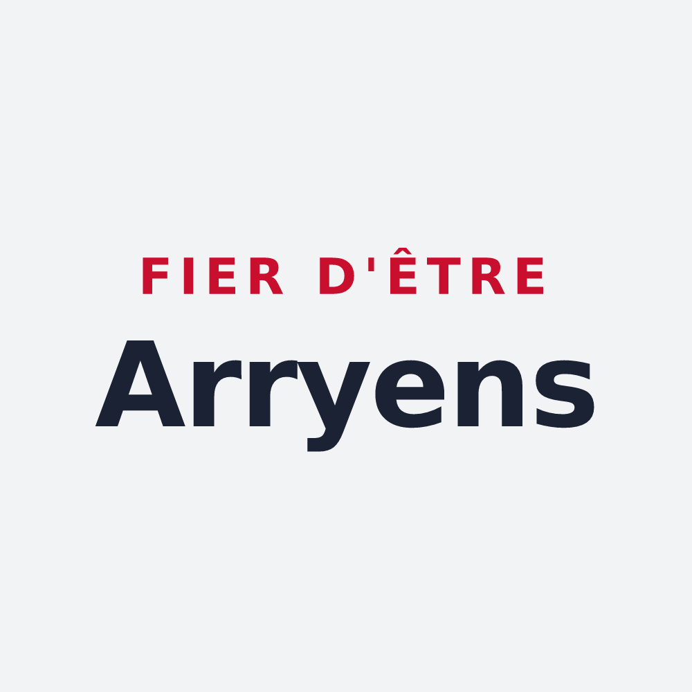 Poster « Fier d'être Arryens » — design pour Arry