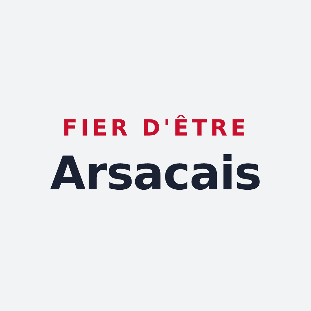Poster « Fier d'être Arsacais » — design pour Arsac