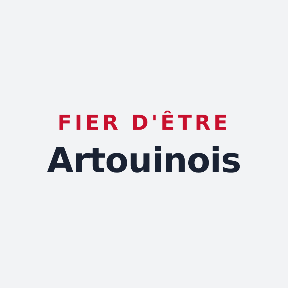 Poster « Fier d'être Artouinois » — design pour Artalens-Souin