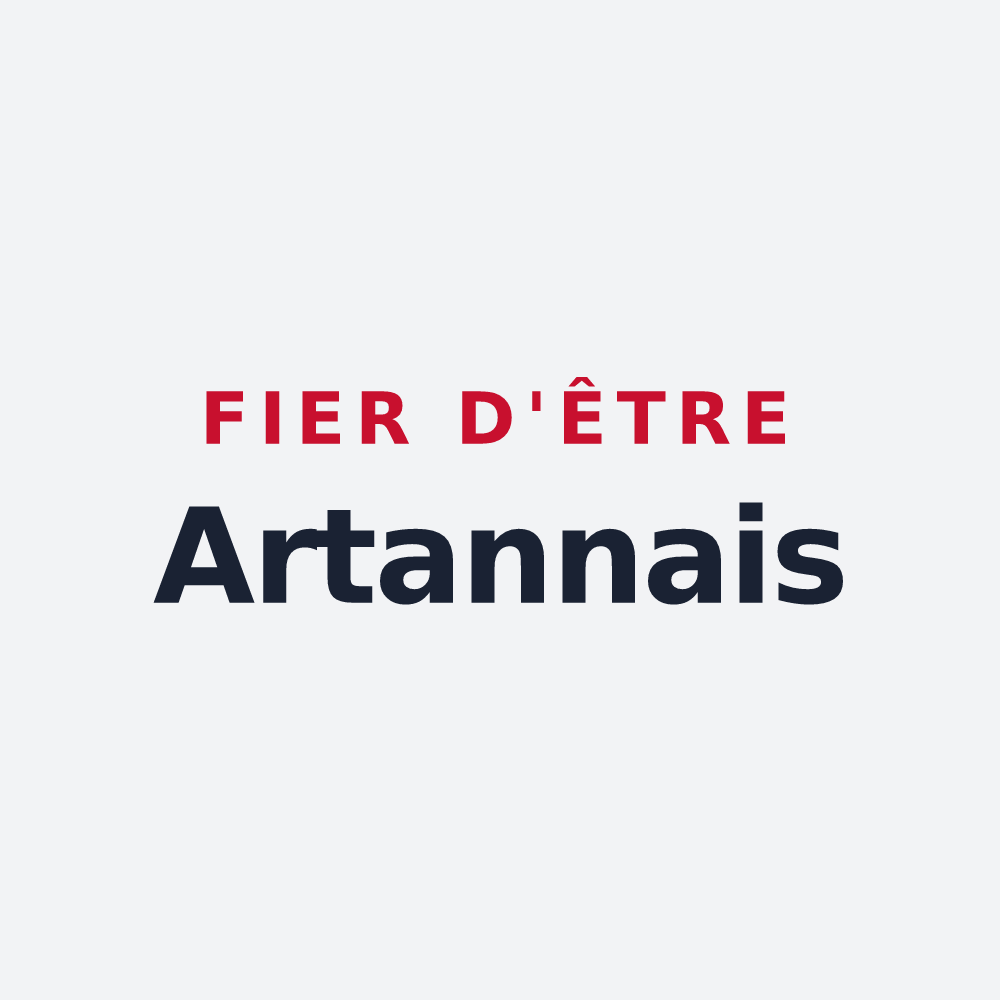 Poster « Fier d'être Artannais » — design pour Artannes-sur-Thouet
