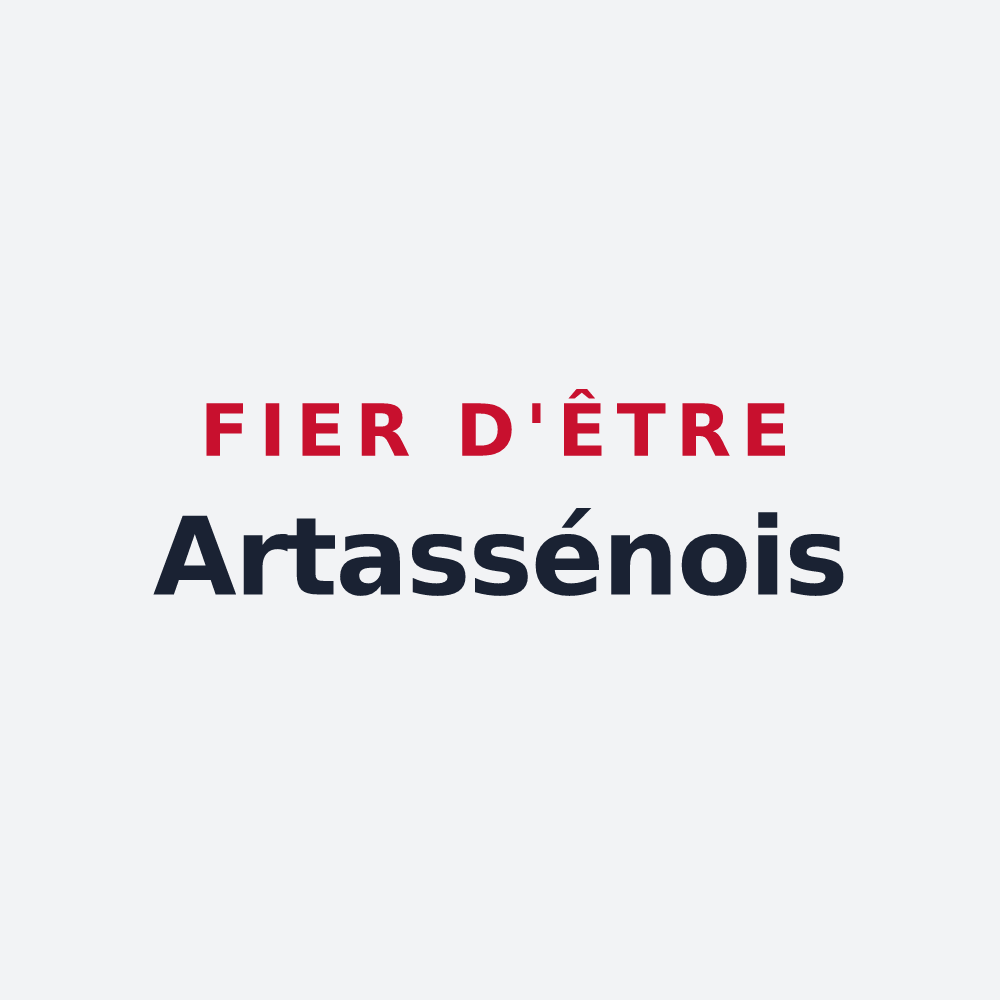 Poster « Fier d'être Artassénois » — design pour Artassenx