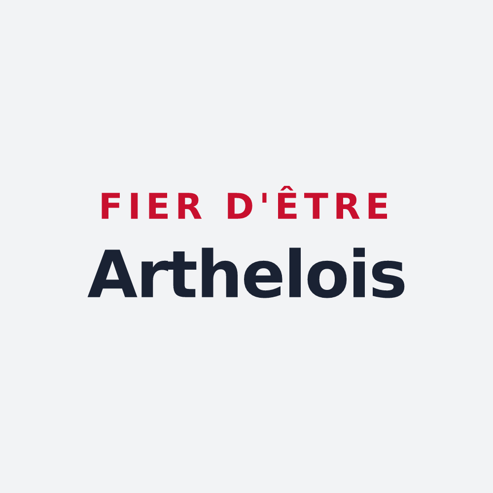 Poster « Fier d'être Arthelois » — design pour Arthel
