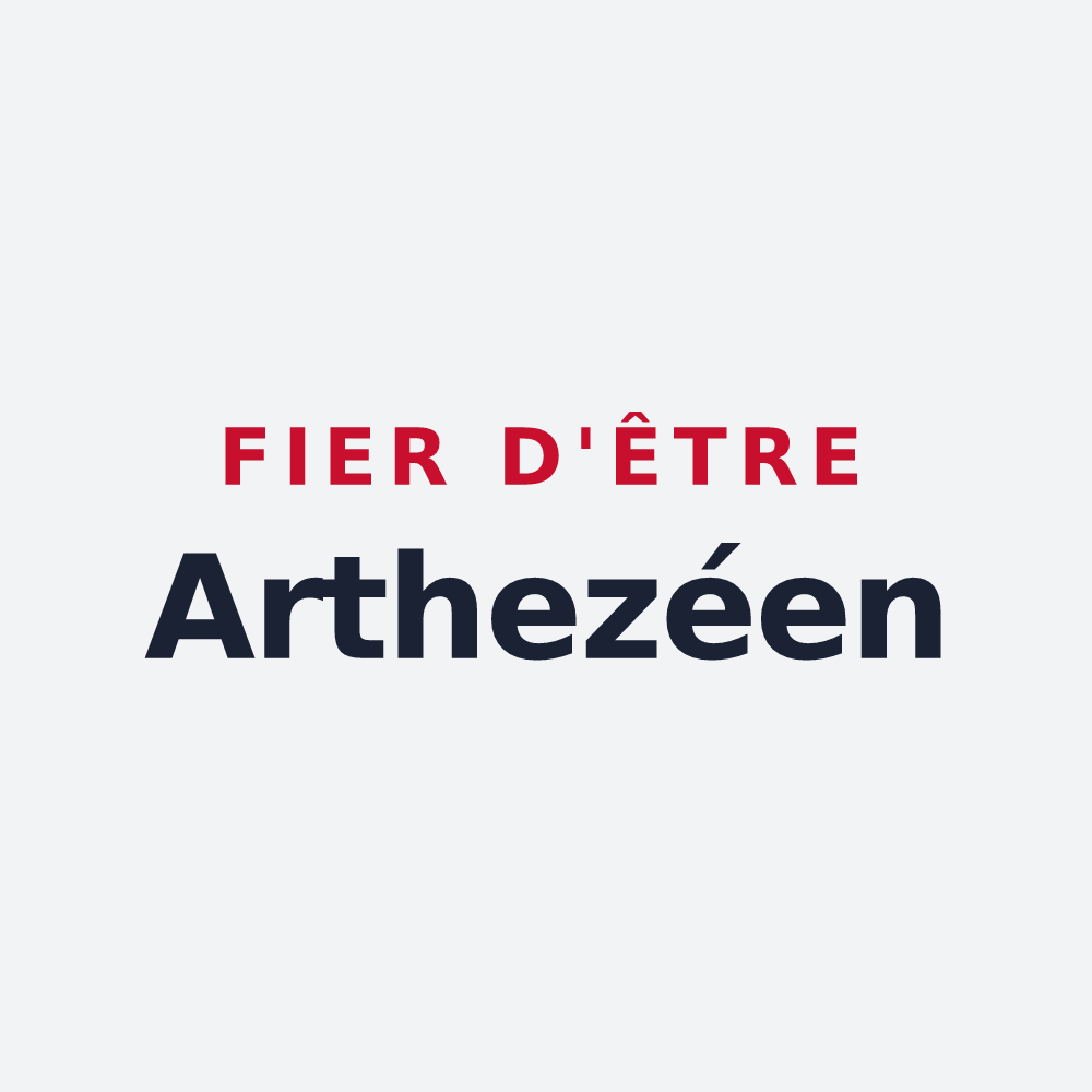 Poster « Fier d'être Arthezéen » — design pour Arthezé