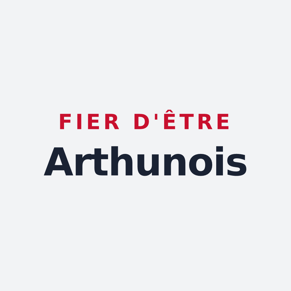 Poster « Fier d'être Arthunois » — design pour Arthun