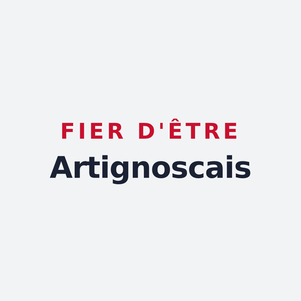 Poster « Fier d'être Artignoscais » — design pour Artignosc-sur-Verdon