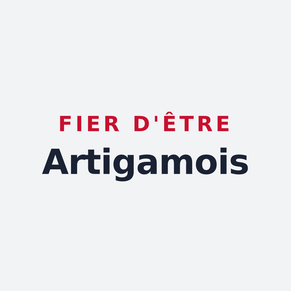 Poster « Fier d'être Artigamois » — design pour Artiguemy