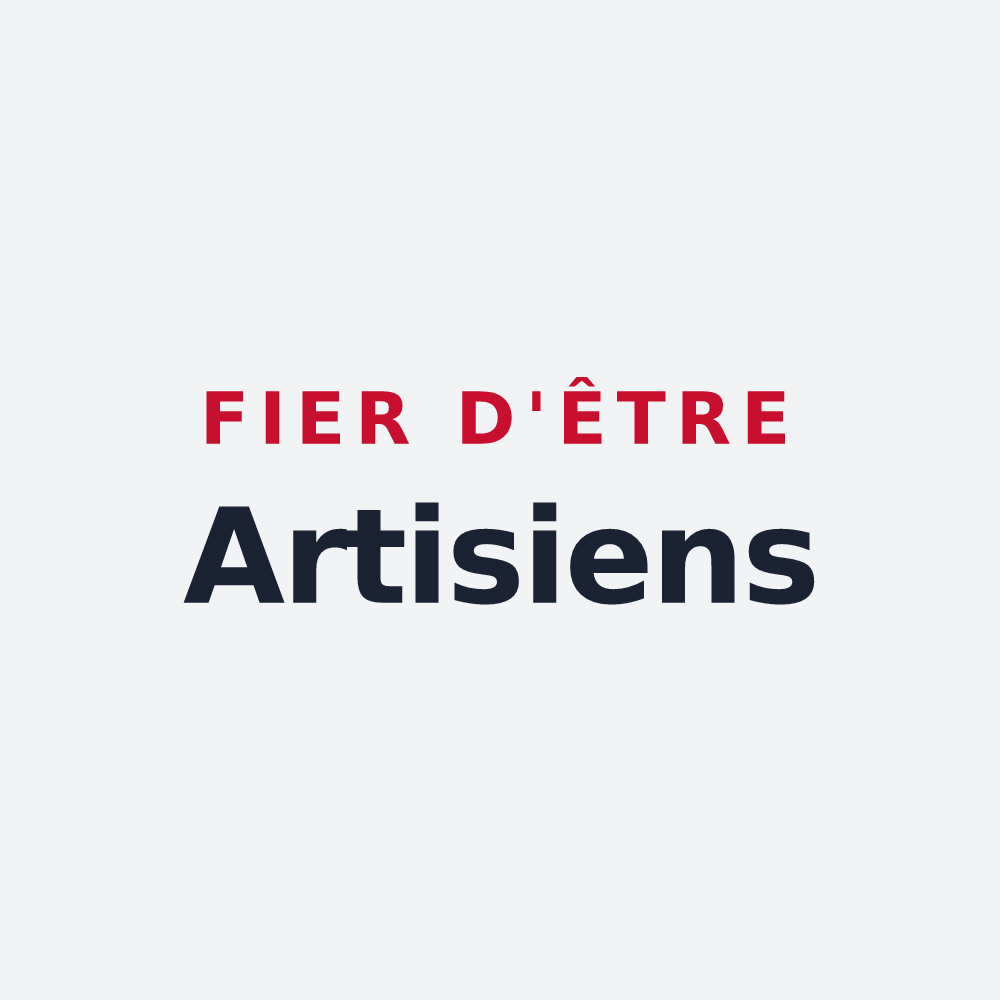 Poster « Fier d'être Artisiens » — design pour Artix