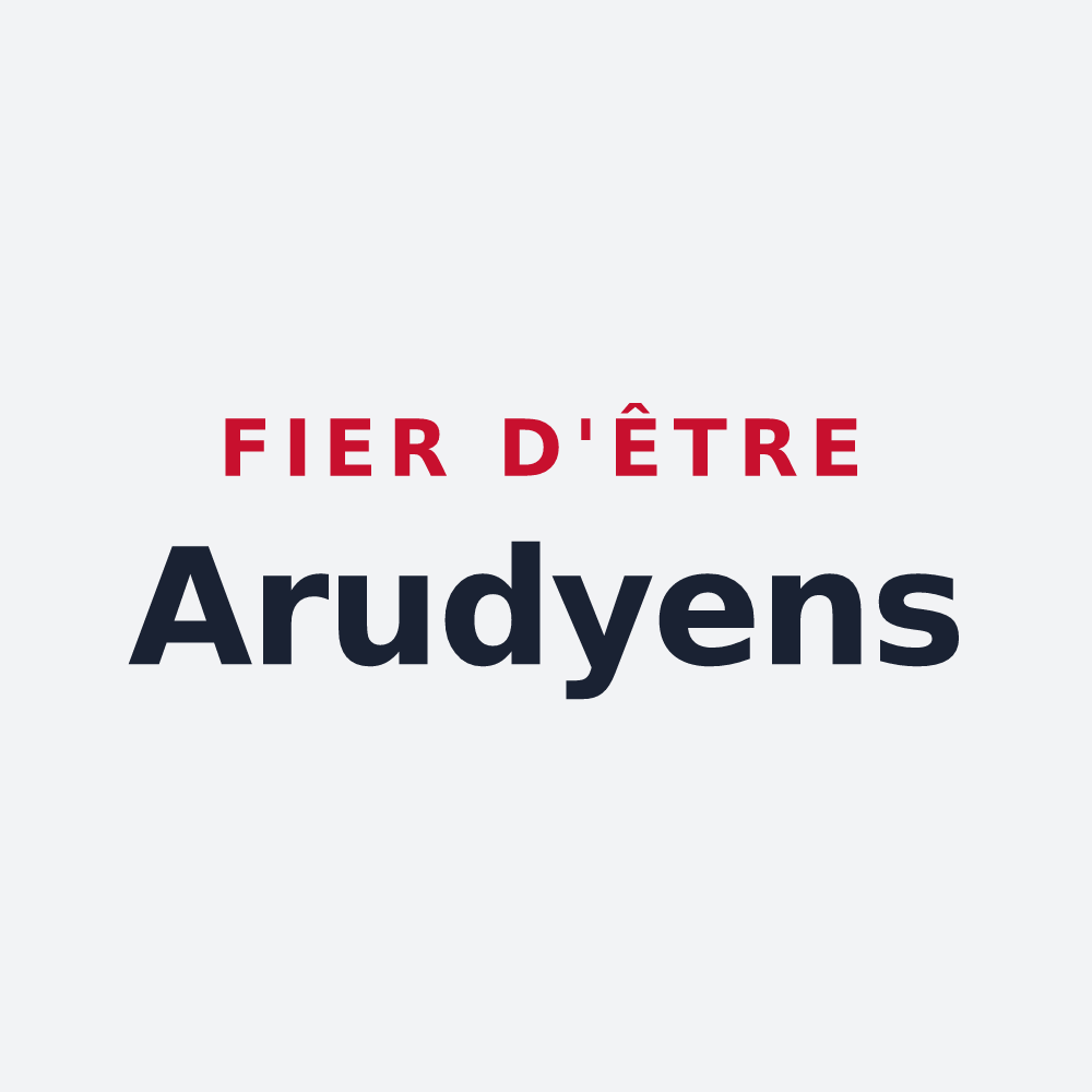 Poster « Fier d'être Arudyens » — design pour Arudy