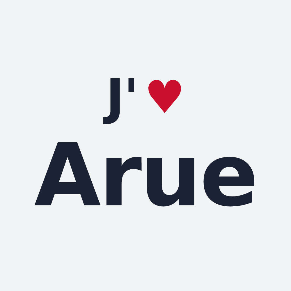 Poster personnalisé Arue — design J'aime Arue