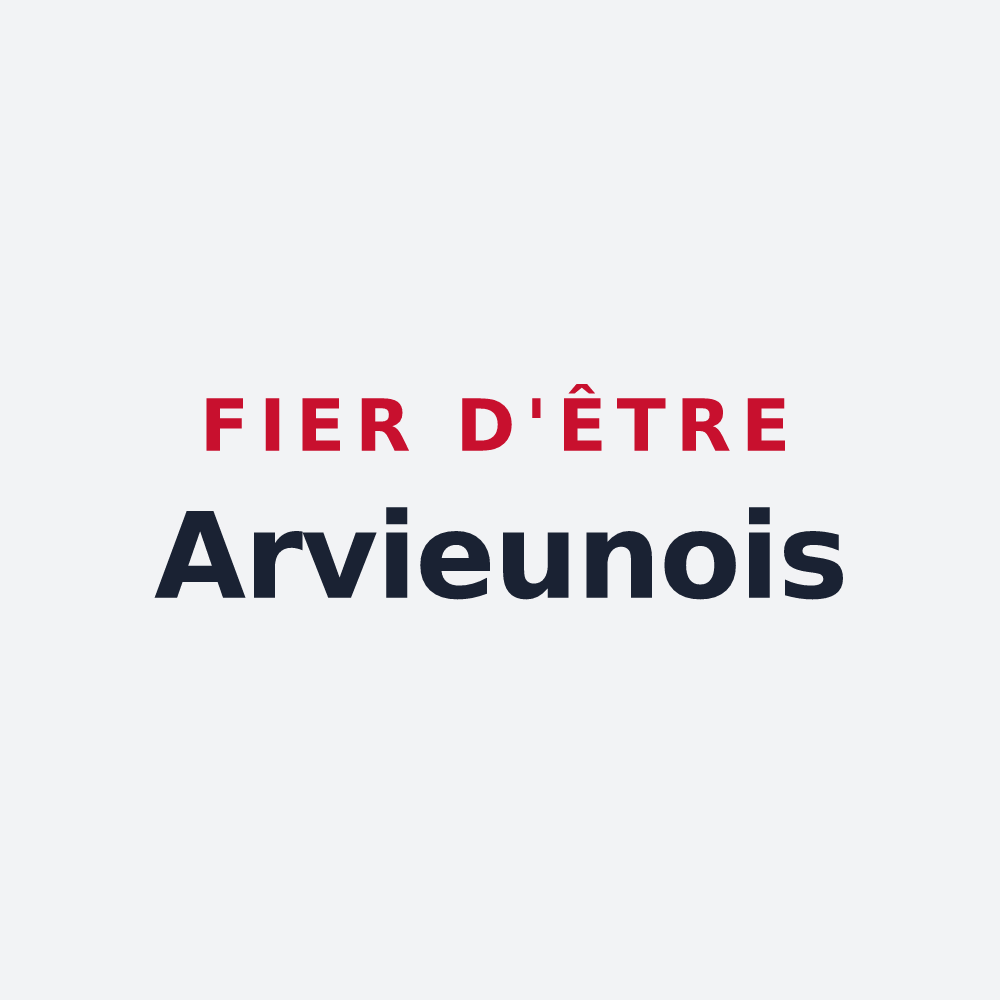 Poster « Fier d'être Arvieunois » — design pour Arvieu