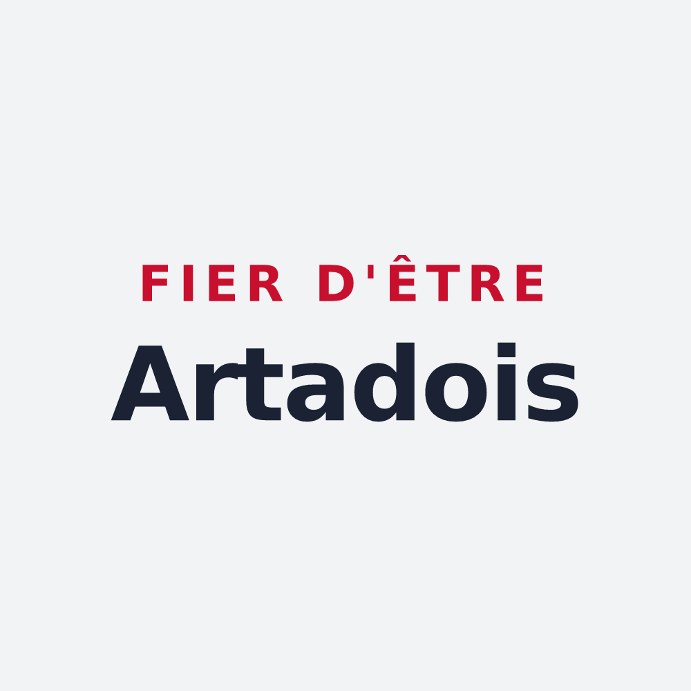 Poster « Fier d'être Artadois » — design pour Arzembouy