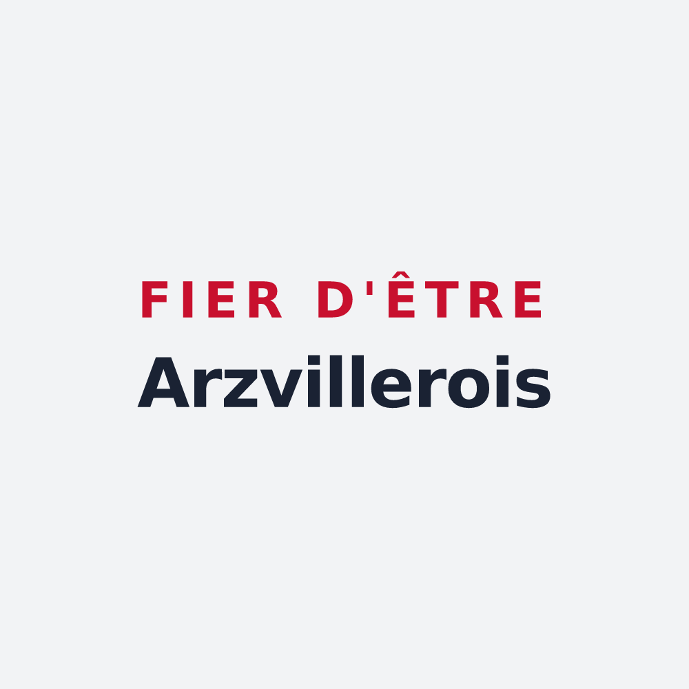 Poster « Fier d'être Arzvillerois » — design pour Arzviller